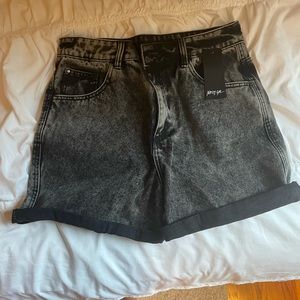 Nastygal black shorts never worn!